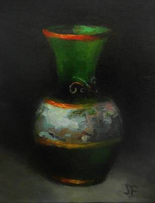 "Venetian Vase" - Oil on canvas. (This painting is 25% off until Mothers Day) - Painting by Sian Foan, an artist from Auckland, New Zealand.