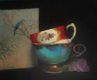 Teacups and card