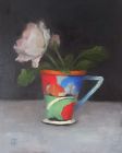 Art Deco Cup and Rose